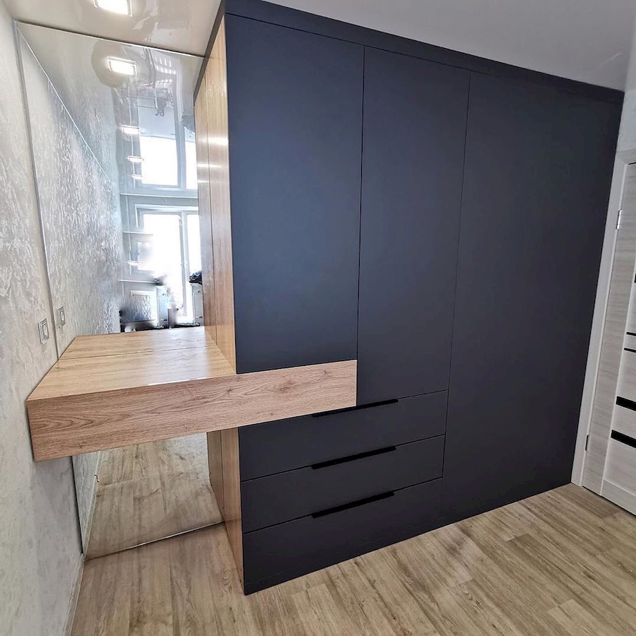 Встроенные шкафы-Встроенный шкаф на заказ «Модель 2»-фото2
