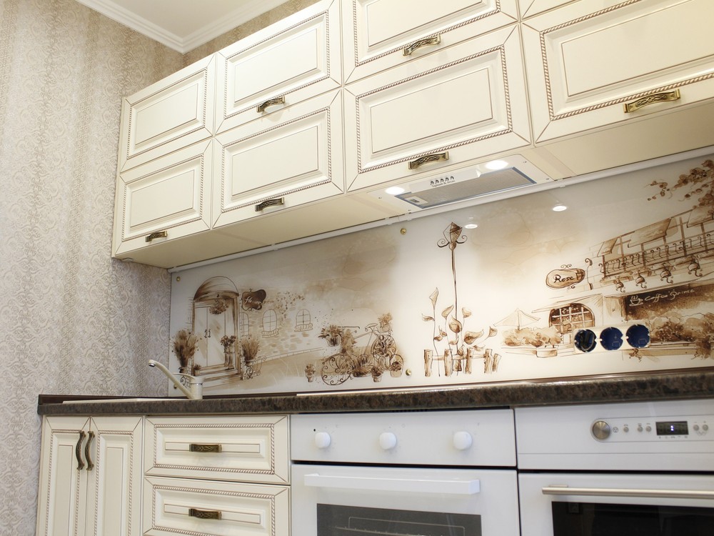 Белый кухонный гарнитур-Кухня МДФ в ПВХ «Модель 140»-фото8